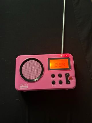 Radio AM/FM Portátil Rosa