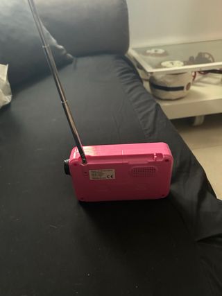 Radio AM/FM Portátil Rosa