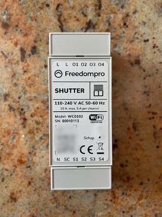Relé WiFi Freedompro persianas