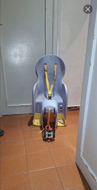Silla bici niño usada