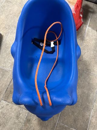 Trineo infantil oso azul