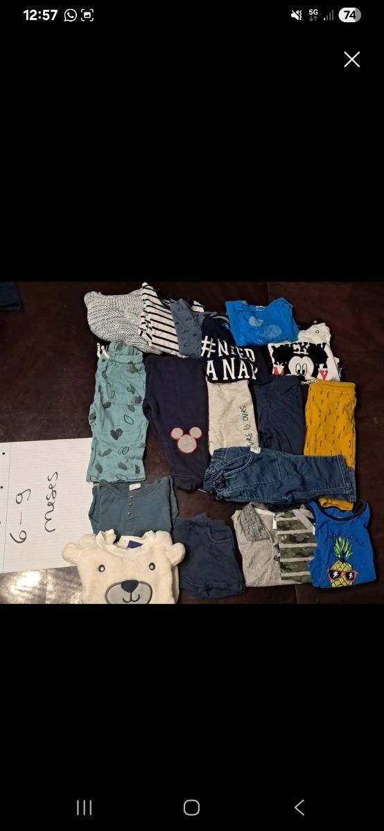 Roupa Bebé Menino 6-9 Meses