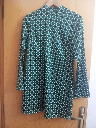 Vestido años 60 estampado