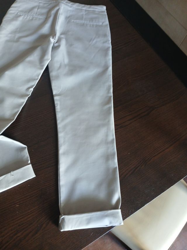 Pantalón Bimba y Lola gris clarito - 38