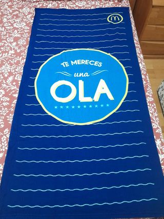 Toalla playa McDonald's - Ola
Medidas 70*135 cm