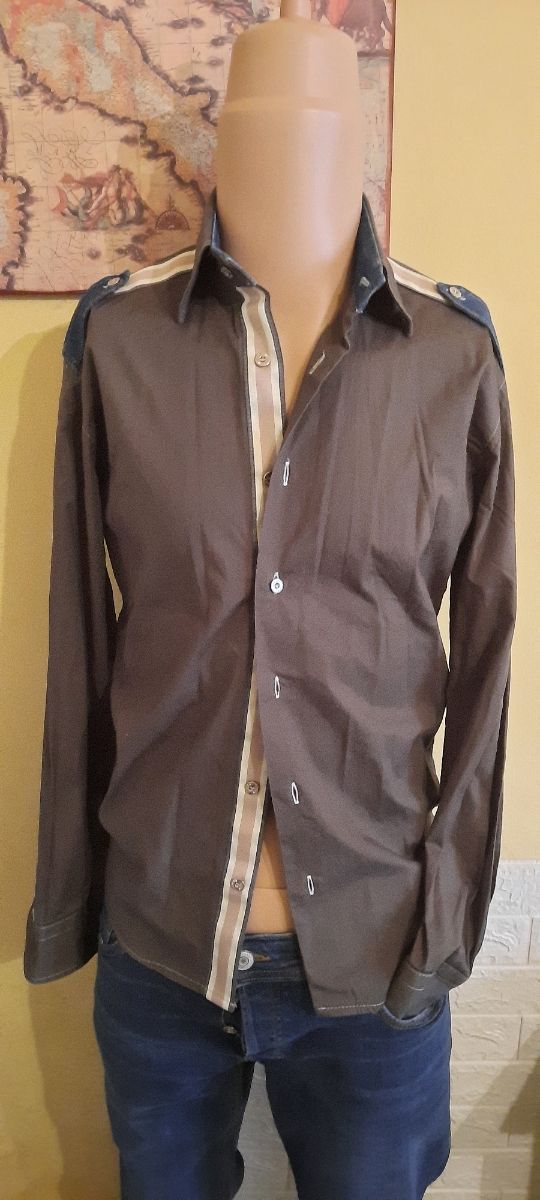 Camicia David Leonard Marrone IT