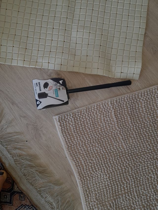 Alfombra baño + alfombra ducha