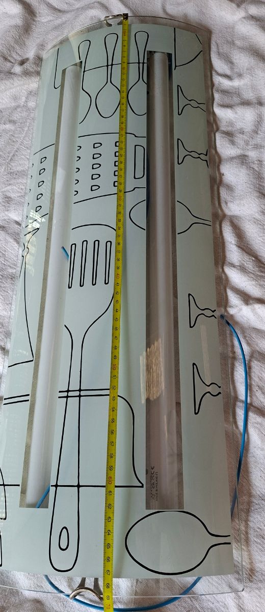 Lámpara cocina 2 fluorescentes