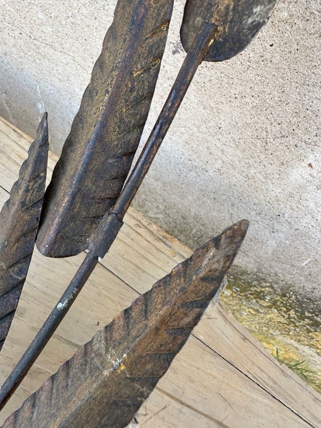 Lampara vintage dorada palmera ofertas