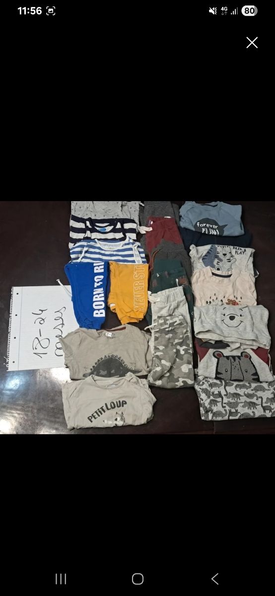 Roupas Bebê 18-24 Meses - Lote