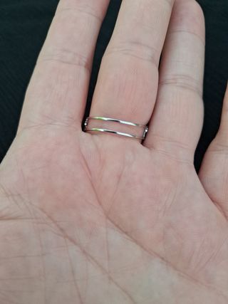 Anillo Gato Acero Ajustable