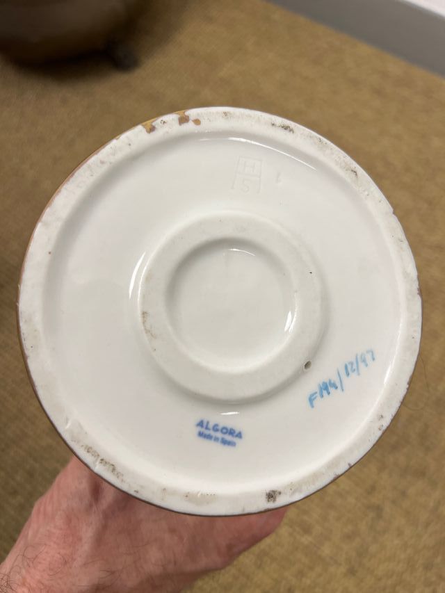 Figura ángel músico porcelana