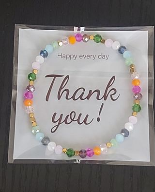 Ocasión! Pulsera multicolor de estilo cristal
