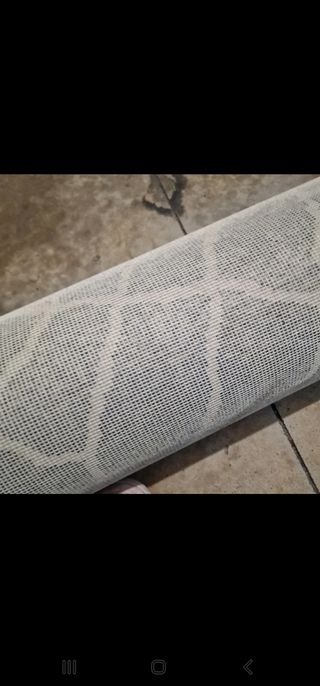 Tapete azul e branco - estilo moderno