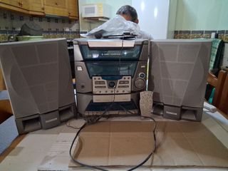 Minicadena Thomson 5CD - Gris Plata