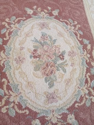 Tappeti in lana vergine, salmone e beige