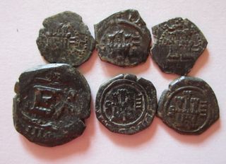 AUSTRIAS EN ESPAÑA LOTE DE 6 PIEZAS