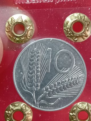 2 Monete 10 Lire Italia 2000 e 2001