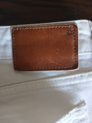 Pantalones Zara Mujer blancos