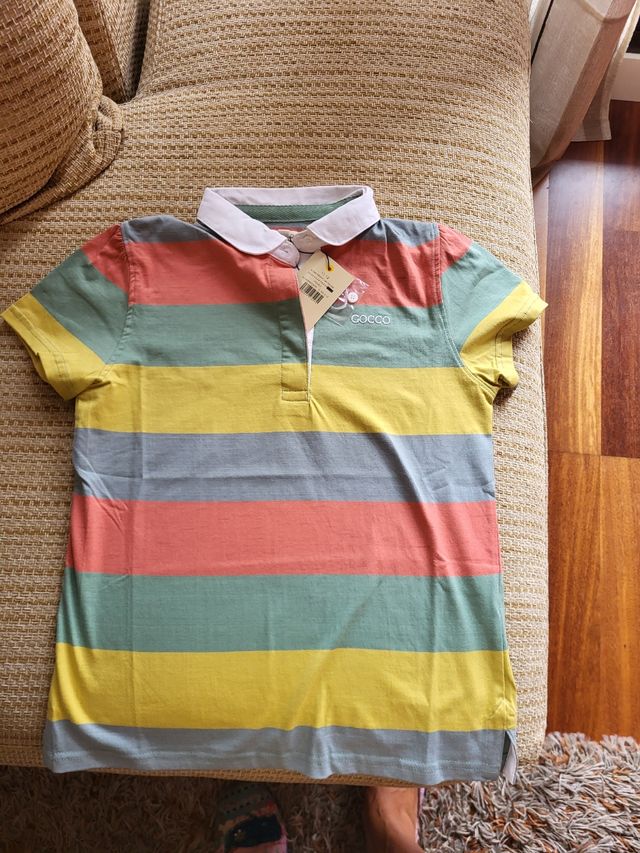 Polo rayas niña Gocoo