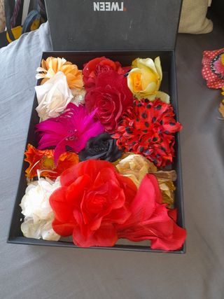 10 flores para pelo