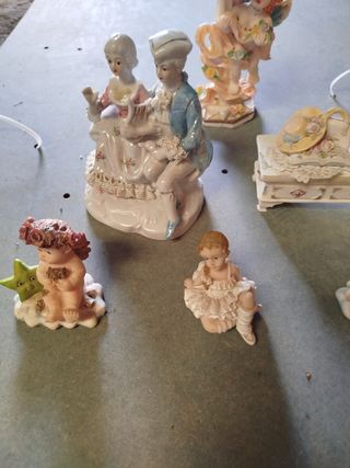 7 Figuras porcelana vintage