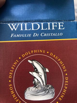 Statua Delfino Cristallo