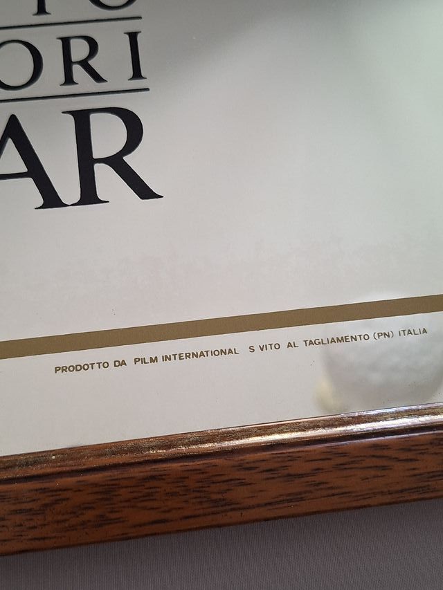 VINTAGE anni 80 - Specchio pubblicitario Caffè Bar