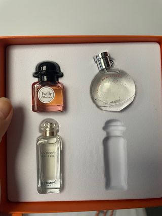 Caja 3 miniaturas perfume HERMES