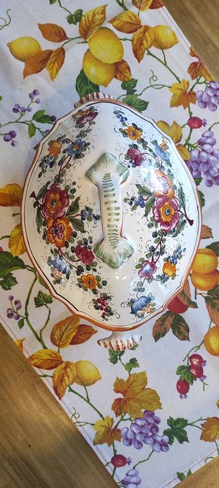 Zuppiera Deruta Ceramica Dipinta a Mano