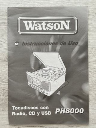 Tocadiscos retro Watson