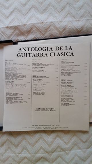 3Lps Bitetti. Antología Guitarra Clásica (3 LPs)