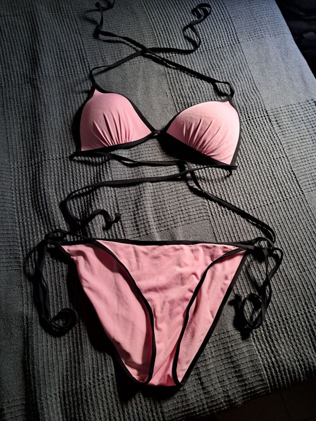 Bikini rosa palo talla M
