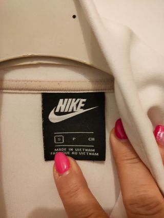 Giacca Nike bianco/nera