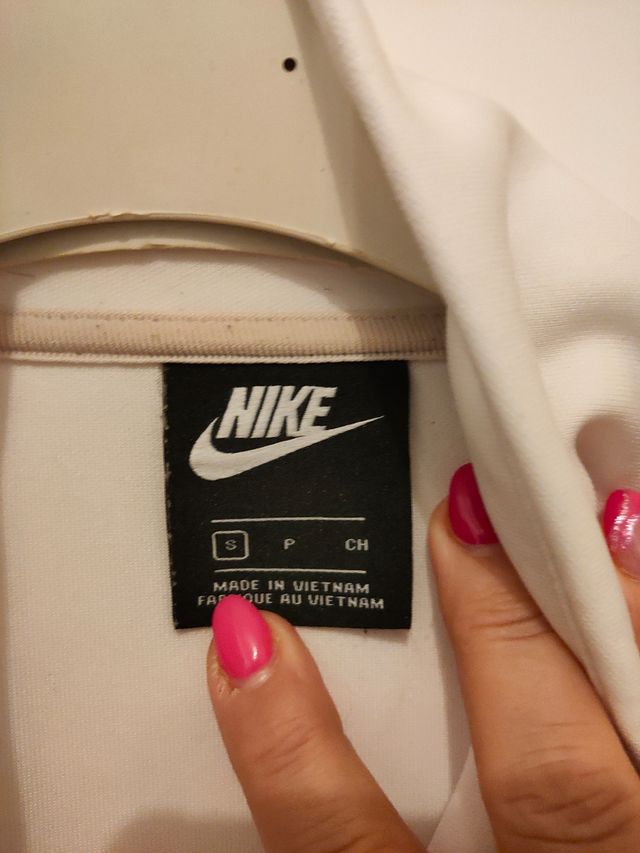 Giacca Nike bianco/nera