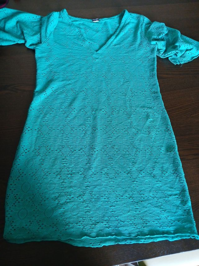 Vestido Calzedonia verde turquesa. Está impecable