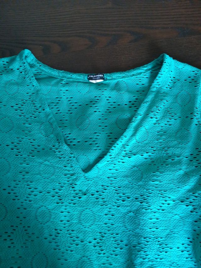 Vestido Calzedonia verde turquesa. Está impecable