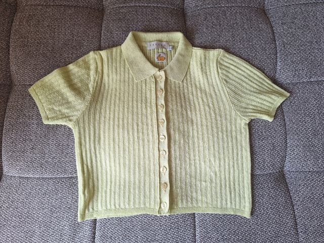 Vendo bonito Top de punto, Verde pastel , Vintage