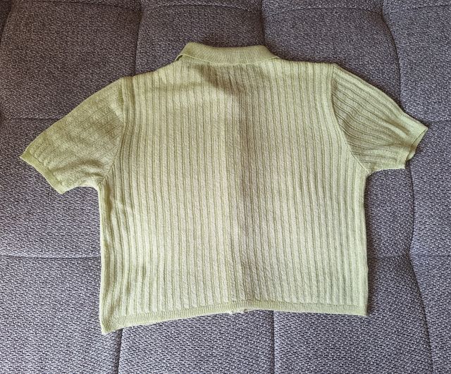 Vendo bonito Top de punto, Verde pastel , Vintage