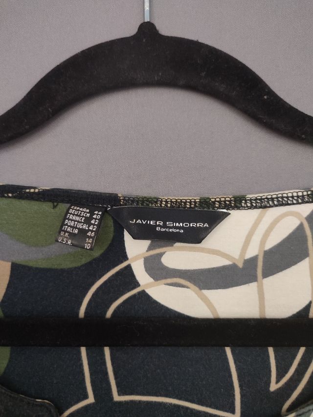 Blusa estampada verde - Talla L