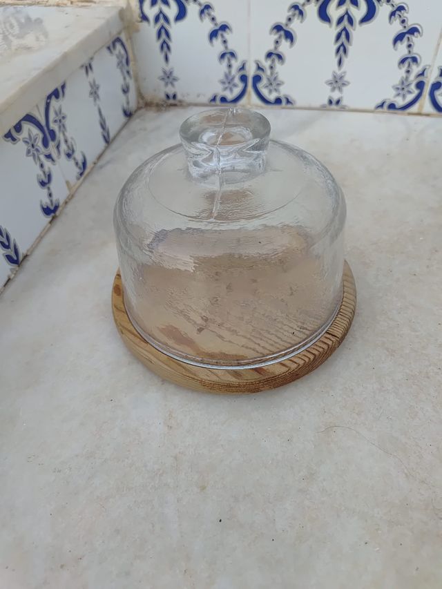Campana cristal para quesos