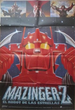 cartel de cine Mazinger Z: