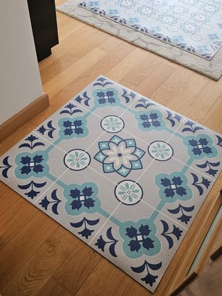 FANTASTICI tappeti in vinile grigio blu