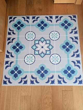 FANTASTICI tappeti in vinile grigio blu