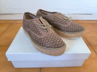 Zapatos plataforma de esparto Talla 37