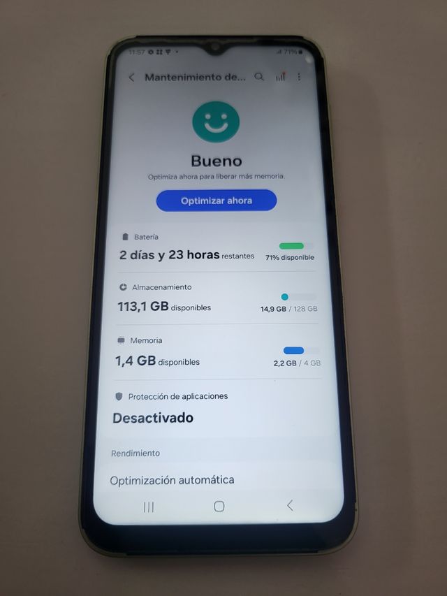 Samsung Galaxy A14 verde con garanzia