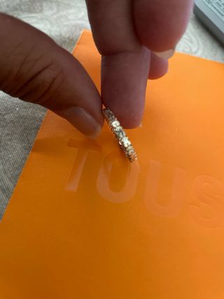 Anillo Tous ositos - plateado