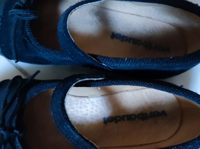 Merceditas negras niña talla 29 - Piel