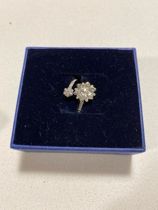 Anillo Swarovski Plata