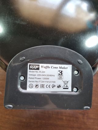 Waffle cone Antiadherente